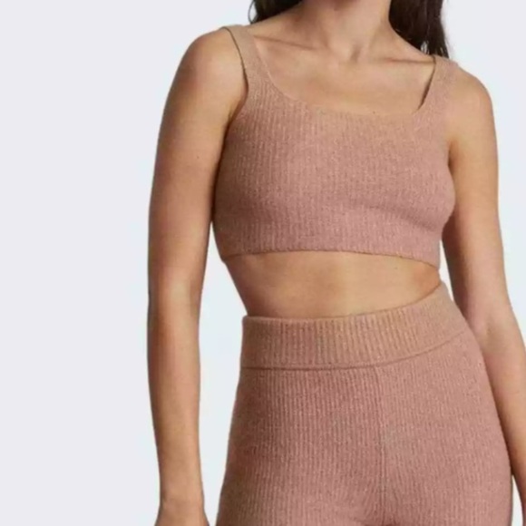 NWT Everlane The Cozy Stretch Yak Wool Ribbed Crop Tank Sweater - Picture 8 of 10